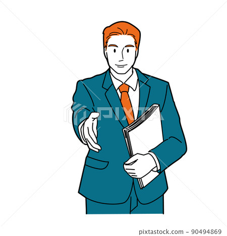 尋求握手的商人 尋求握手的商人 90494869