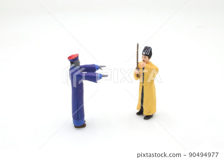 a scale of figure Taoist priest with zombie a scale of figure Taoist priest with zombie 90494977
