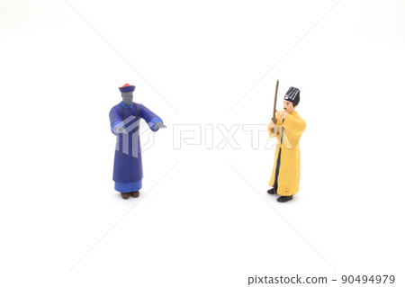 a scale of figure Taoist priest with zombie a scale of figure Taoist priest with zombie 90494979