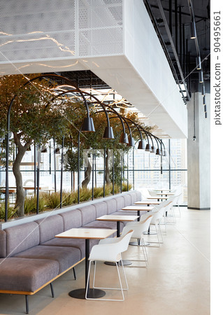 Light Food Court Interior Light Food Court Interior 90495661