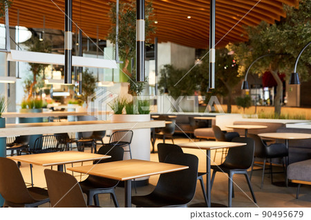 Food Court Background Food Court Background 90495679