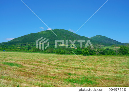 Hiruzen Plateau、Kami Hiruzen 和 Nakahiruzen 5 初夏岡山縣真庭市 90497538
