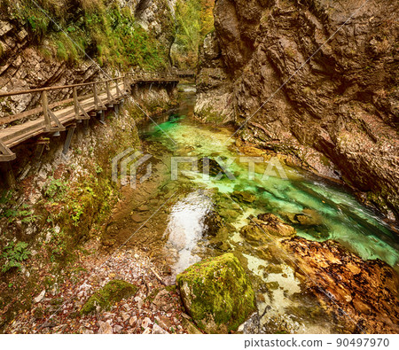 Vintgar gorge, Slovenia 90497970