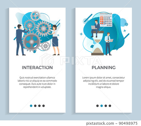 Interaction and Planning, Business Projects Set Interaction and Planning, Business Projects Set 90498975