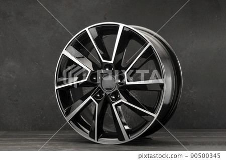 black beautiful alloy wheel, wheel beautiful design auto parts car 90500345