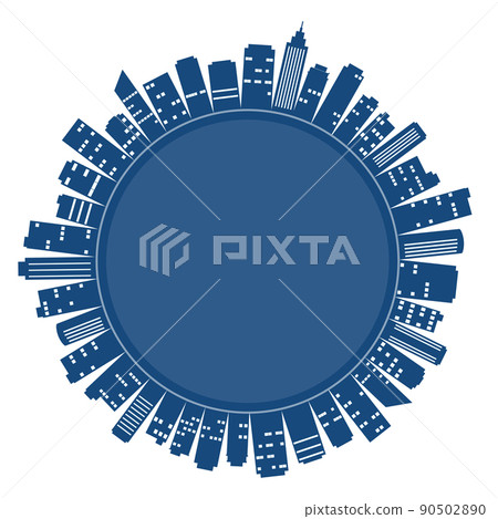 Business building frame illustration Business building frame illustration 90502890
