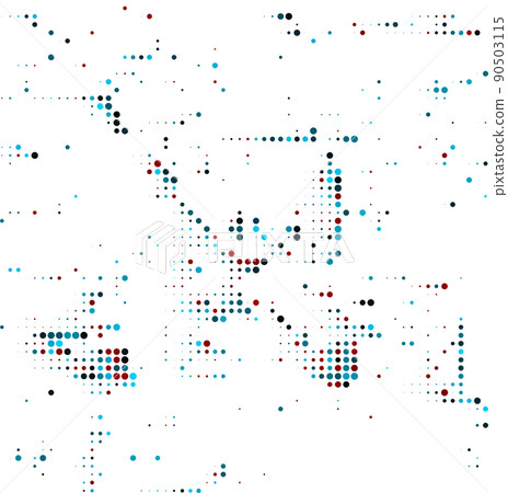 Falling Colorful Confetti On Blue Background Falling Colorful Confetti On Blue Background 90503115