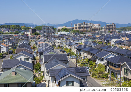 住宅區的風景 住宅區的風景 90503568