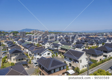 Scenery of residential area 90503569