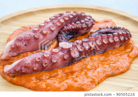 Octopus with romesco sauce 90505228