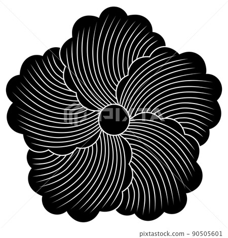 這是一個家族的徽章。它被稱為牡丹。 90505601