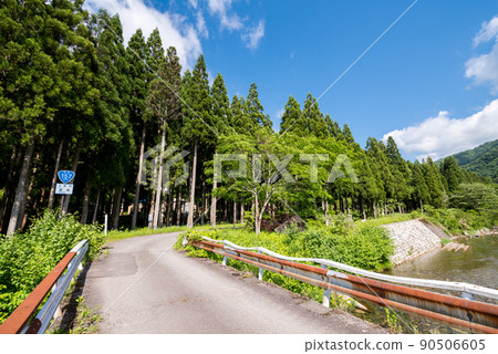 [National Highway 157] Entrance to the site of Nukumi Village 90506605