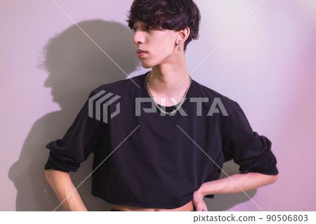 Young man beauty portrait 90506803