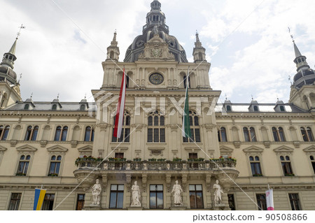 Graz Austria historical city hall view Graz Austria historical city hall view 90508866