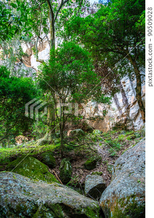 Natural rock massif in Brazil, Salitre Grotto, a tourist destination 90509028