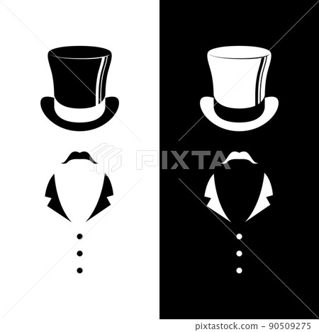Vintage gentleman club logo.  90509275