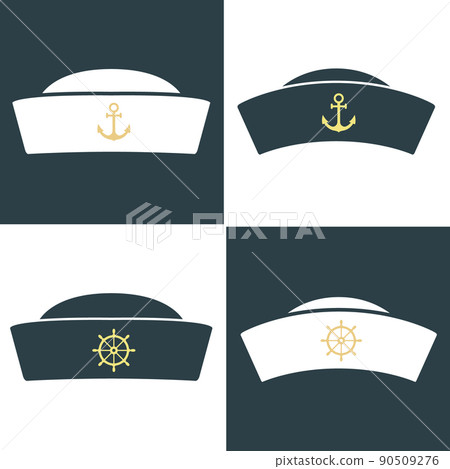 Sailor hat icon. Sailor hat icon. 90509276