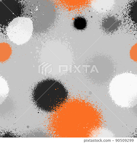 Graffiti spray paint seamless pattern. Vector illustration. Graffiti spray paint seamless pattern. Vector illustration. 90509299