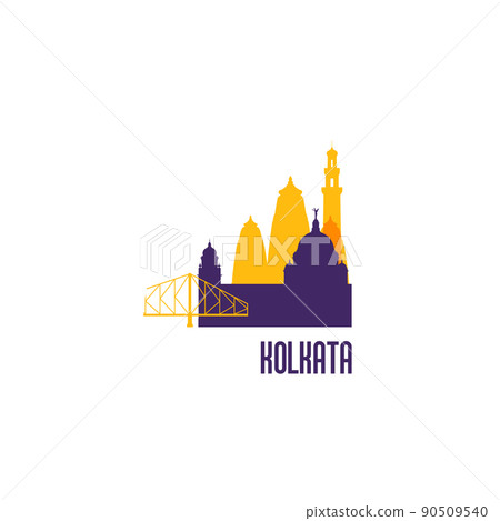 Sign buildings of Kolkata. 90509540