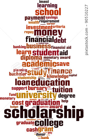 Scholarship word cloud 90510227