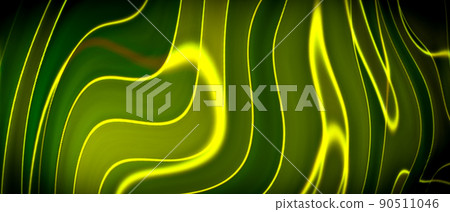 Liquid marbling paint texture background. Fluid painting abstract texture, Intensive color mix wallpaper. 90511046