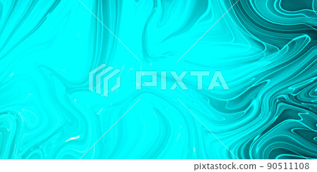 Liquid marbling paint texture background. Fluid painting abstract texture, Intensive color mix wallpaper. 90511108