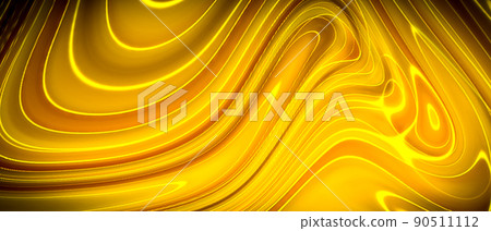 Liquid marbling paint texture background. Fluid painting abstract texture, Intensive color mix wallpaper. 90511112