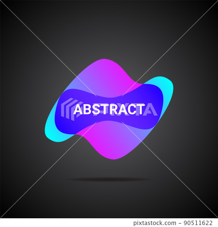 Abstract fluid logo, colorful symbol consists of blur gradient colors shapes with soft transition effect. Vector futuristic geometric circles pattern. Modern design element Abstract fluid logo, colorful symbol consists of blur gradient colors shapes with soft transition effect. Vector futuristic geometric circles pattern. Modern design element 90511622