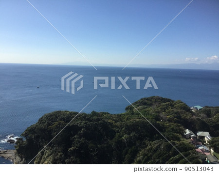 鎌倉和江之島探索 2021 版 11 月 5 日圖像。得天獨厚的好天氣，富士山也是壯麗的景色。 90513043