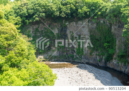 《Oita Prefecture》 Deai Bridge, Todoro Bridge, Shamoji Rock 90513204
