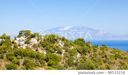 Zakynthos coastal landscape taken on a sunny summer day Zakynthos coastal landscape taken on a sunny summer day 90513238