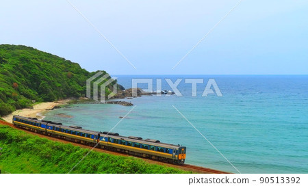 [島根縣] 沿著海岸線奔跑的超級衝 超級松風 90513392