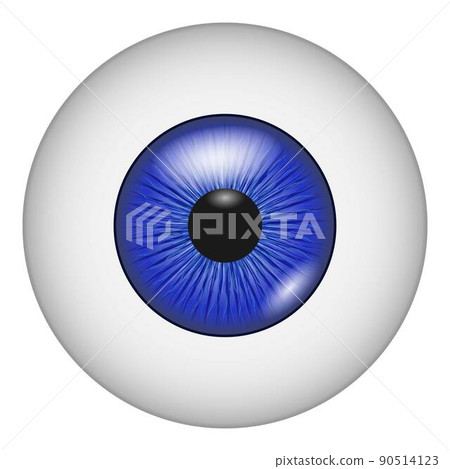 Eye vision icon, realistic style - Stock Illustration [90514123] - PIXTA