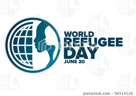 World Refugee Day. June 20. Holiday concept. Template for background, banner, card, poster with text World Refugee Day. June 20. Holiday concept. Template for background, banner, card, poster with text 90514129