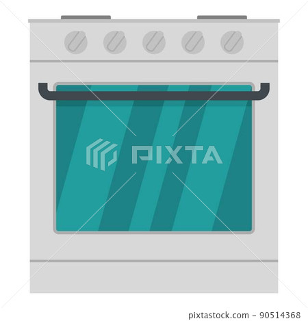 Burner icon, flat style 90514368