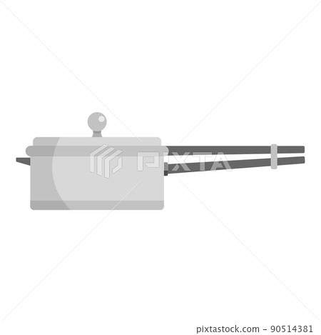 Culinary pan icon, flat style 90514381