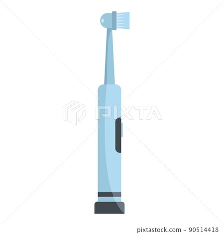 Rotation toothbrush icon, flat style 90514418