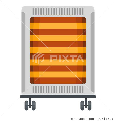 Comfort heater icon, flat style Comfort heater icon, flat style 90514503