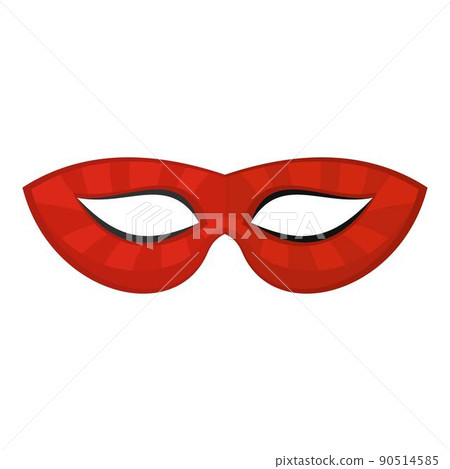 Mystical mask icon, flat style 90514585