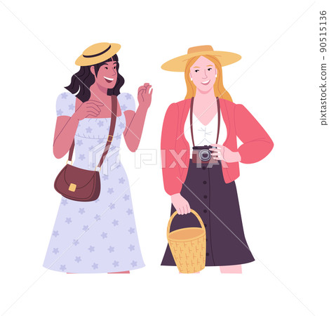 Vintage clothes isolated cartoon vector illustrations. 90515136