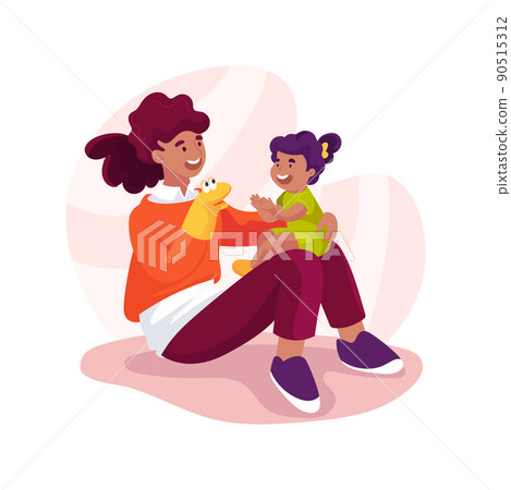 Early speaking attempts isolated cartoon vector illustration. Early speaking attempts isolated cartoon vector illustration. 90515312