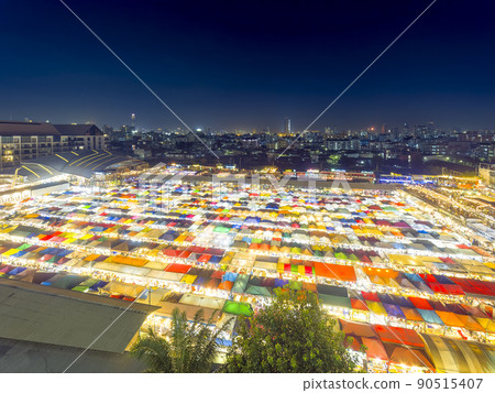 Ratchada Train Night Market, Bangkok, Thailand 90515407