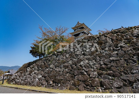 Ozu City, Ehime Prefecture Spring Ozu Castle and Ishigaki 90517141
