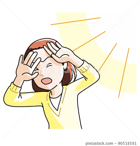 溫柔的觸感和視覺敏感的女人 90518581