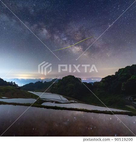 Tanimizu Rice Terrace and Firefly Minamishimabara City, Nagasaki Prefecture 90519200