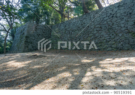 愛媛縣宇和島市宇和島城的長門丸石垣 愛媛縣宇和島市宇和島城的長門丸石垣 90519391