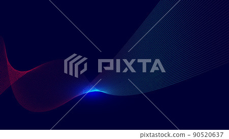 Colorful twisted waveform light internet technology abstract vector background Colorful twisted waveform light internet technology abstract vector background 90520637