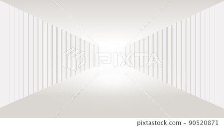 簡約灰白色延伸三維通道空間科技未來感背景 90520871
