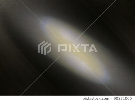 黑色背景上的抽象鏡頭耀斑黃光 90521060
