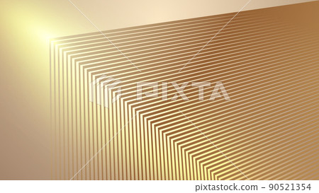 Abstract golden lines texture background shaped like tall buildings looking up 90521354